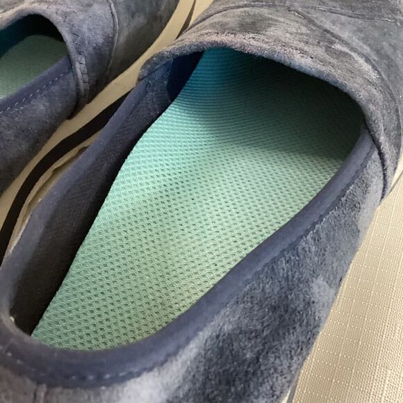 L.L. Bean Women's Back Cove Blue Nubuck Slip On Size 7.5 - Picture 10 of 12